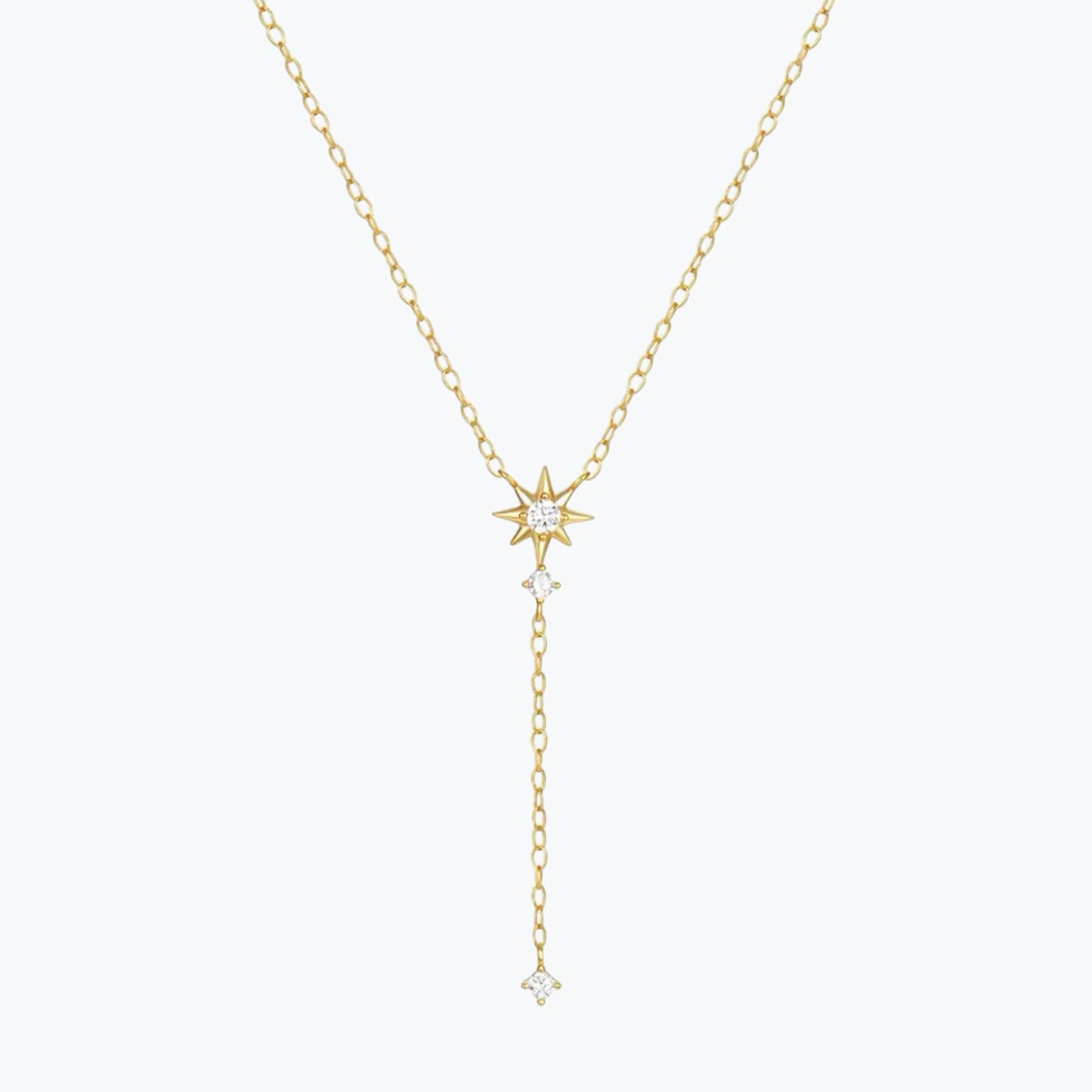 bijou étoile en argent 925 doré or 18K – collier STARLIGHT