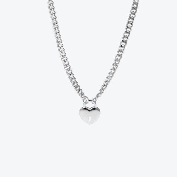 collier élégant argent doré avec pendentif cœur – bijou femme MYLOVE