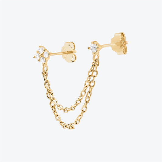 Boucles d'oreilles en chaine argent 925 thrive