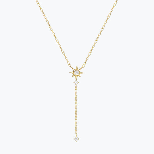 bijou étoile en argent 925 doré or 18K – collier STARLIGHT
