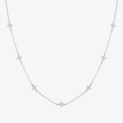 bijou trèfle en argent 925 doré or 18K – collier LUCKY