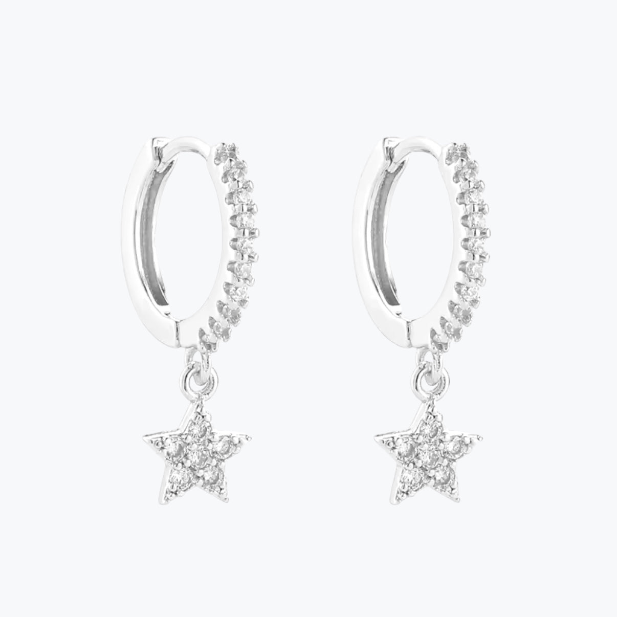 boucles d'oreilles créoles en argent 925