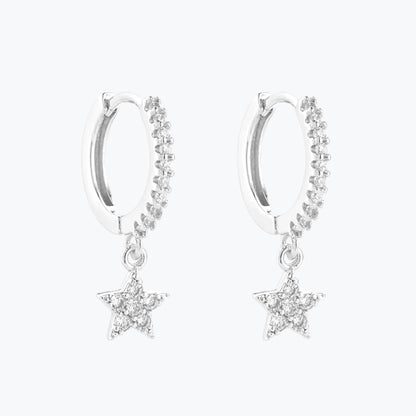 boucles d'oreilles créoles en argent 925