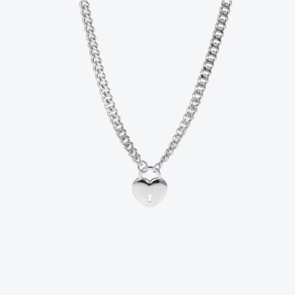 collier élégant argent doré avec pendentif cœur – bijou femme MYLOVE