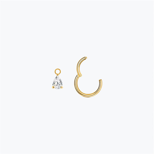 Piercing rook minimaliste en titane