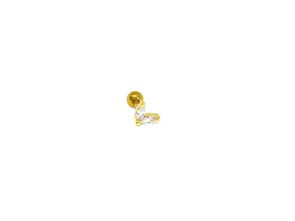 helix piercing, tragus earring, cartilage earring, piercing acier chirurgical, stainless steel piercing, flower piercing, perforacion